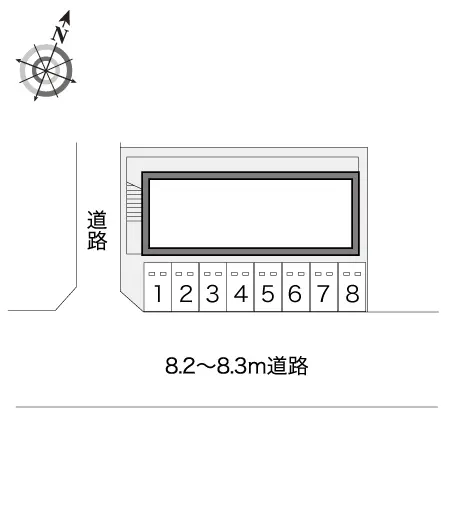 ★手数料０円★袋井市栄町　月極駐車場（LP）